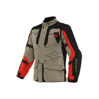 Dainese Alligator Tex Jacket Walnut/Black/Lava Red