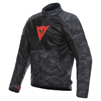 Dainese Jacket Ignite Air Tex Camo Grey Black Fluo Red