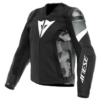 Dainese Jacket Avro 5 Leather Black White Anthracite