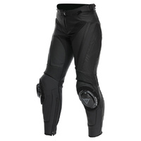 Dainese Ladies Pants Delta 4 Leather Black Black 