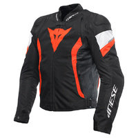 Dainese Jacket Avro 5 Tex Black Red Fluo White