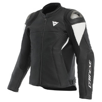 Dainese Jacket Essential 2 Perf Leather Black Black White