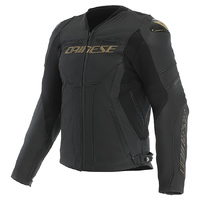 Dainese Jacket Racing 5 Leather Black Gold