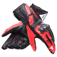 Dainese Gloves Reacto Carbon Long Black Red-Lava