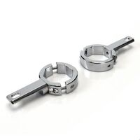 Denali CONV Fork Tube Light Mount 39-49mm - Chrome