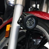 Denali Aux Light Mount for Yamaha XVS1300AT STAR TOURER 2015-2016