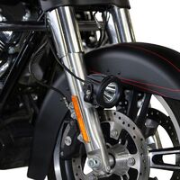 Denali Aux Light Mount for Harley FLD DYNA SWITCHBACK 2012-2016