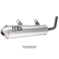 DEP Silver Shorty Muffler for KTM 250 SX 2017-2018 