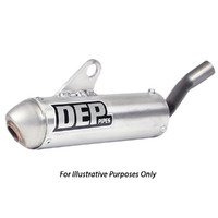 DEP Pipes DEPY2601 Silver MX Muffler 