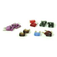 Denali Fuse Assortment, Mini ATC 15 PCS Includes 2amp Thru 15amp