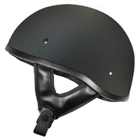 DriRider Helmet Street Shorty Flat Black No Peak