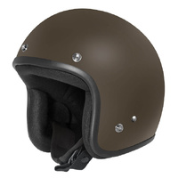 DriRider Helmet Base Open Face Matt Brown