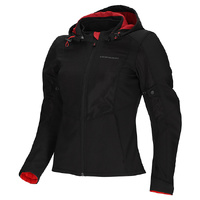 DriRider Ladies Jacket Blvd Air Soft Shell Hood Black