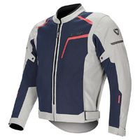 DriRider Air-Ride 6 Jacket Light Grey Navy Red
