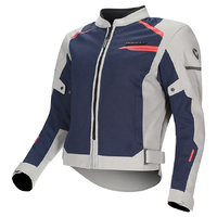 DriRider Air-Ride 6 Ladies Jacket Light Grey Navy Red
