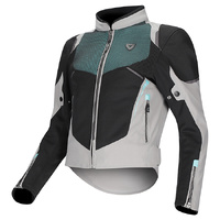 DriRider Air-Ride Pro Ladies Jacket Light Grey Black Teal