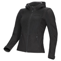DriRider Blvd II Air Soft Shell Ladies Hoody Black