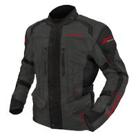 DriRider Compass 4 Jacket Grey Black Red 