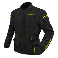 DriRider Compass 4 Jacket Black Hi Viz Yellow
