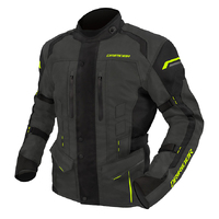 DriRider Compass 4 Jacket Grey Black Hi Viz Yellow