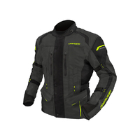 DriRider Compass 4 Youth Jacket Grey Black Hi Viz Yellow
