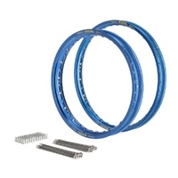 Excel Blue Front/Rear Rim/Spoke Kit Yamaha YZ 250 1999-2026 (21x1.60/19x2.15)