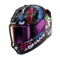 Shark Helmet Skwal I3 Hellcat Black Chrome Blue