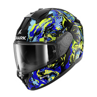 Shark Helmet Ridill 2 Raging Beast Black Blue Green