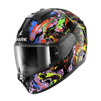 Shark Helmet Ridill 2 Raging Beast Black Vio Yellow