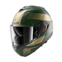 Shark Helmet Oxo Sikter Matt Green Chrome Gold