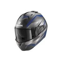 Shark Helmet Evo ES Yari Matt Anthacite Blue Silver
