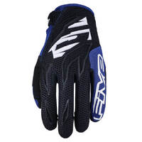FIVE MXF-3 MX Gloves Black/White/Blue