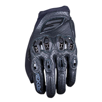 FIVE Gloves Stunt Evo-2 Leather Vented Black