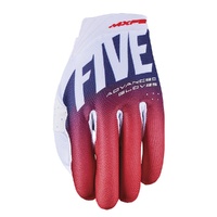 Five Gloves MXF2 Evo Split White Red Blue