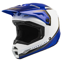 FLY Kinetic Helmet Vision White Blue