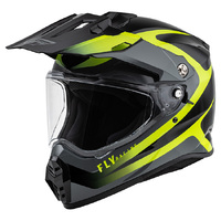 FLY Trekker Helmet Pulse Black Hi Viz