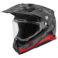FLY Trekker Helmet Pulse Black Red