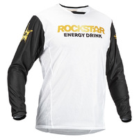 FLY Kinetic Jersey 2023.5 Mesh Rockstar White Black Gold