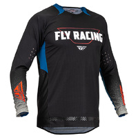 FLY Evo Jersey 2023 Black Grey Blue