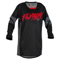 FLY Kinetic Youth Jersey 2023 Khaos Black Red Grey