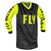 FLY F-16 Youth Jersey 2023 Black Hi Viz