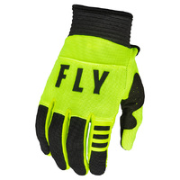 FLY F-16 Youth Gloves 2023 Hi Viz Black