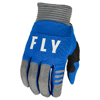 FLY F-16 Youth Gloves 2023 Blue Grey