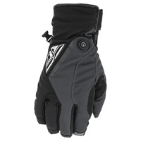 FLY Title Heated Gloves Black Grey