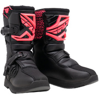 Fly Racing Boots 2026 Maverik Black/Pink Kids 