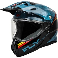 Fly Racing Helmet 2026 Trekker Kryptek Conceal Slate Black/Red Adventure 