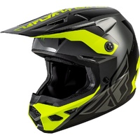 Fly Racing Helmet 2026 Kinetic Crest Grey/Black/Hi-Vis 