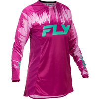 Fly Racing Jersey 2026 Lite Pink/Turquoise Womens 