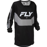 Fly Racing Jersey 2026 Kinetic Black/Grey Kids 