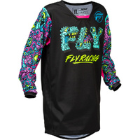 Fly Racing Jersey 2026 Kinetic Mutant Black/Multi Kids 